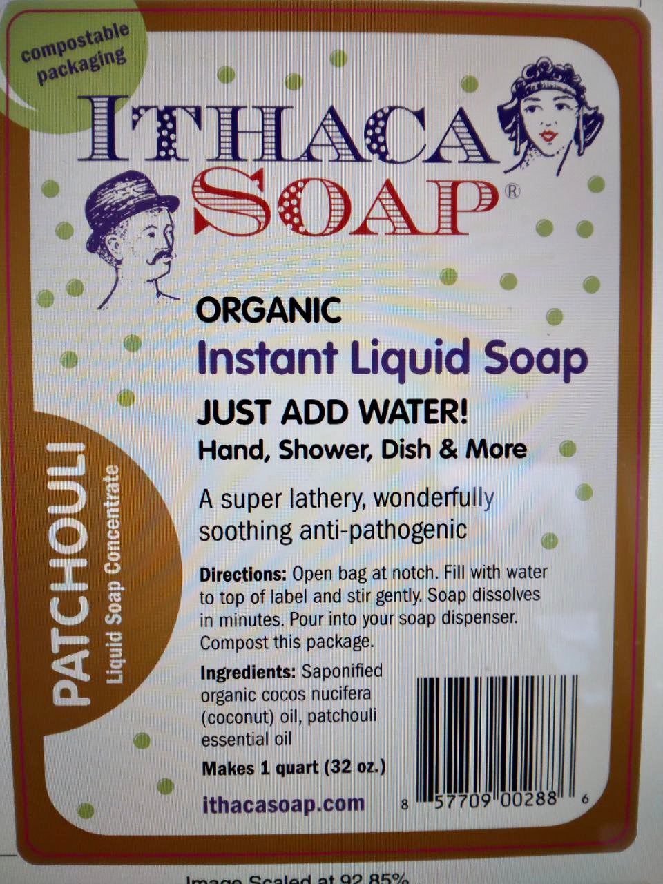 Instant Liquid Soap Refill Lemongrass