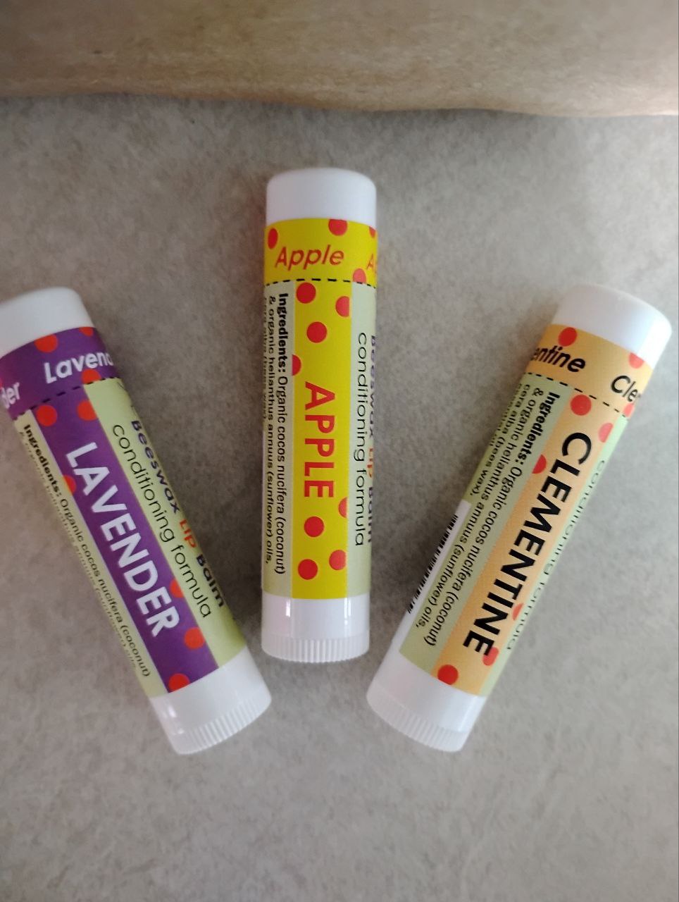 Ithaca Beeswax Lip Balm 3 Set