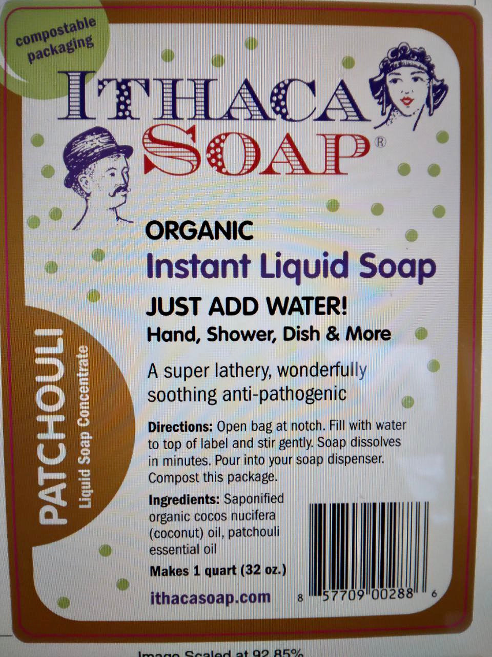 Instant Liquid Soap Refill Patchouli