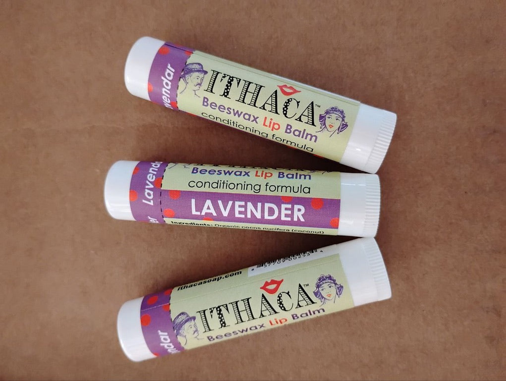 Ithaca Beeswax Lip Balm - buy 3 boxes of 18 tubes each box